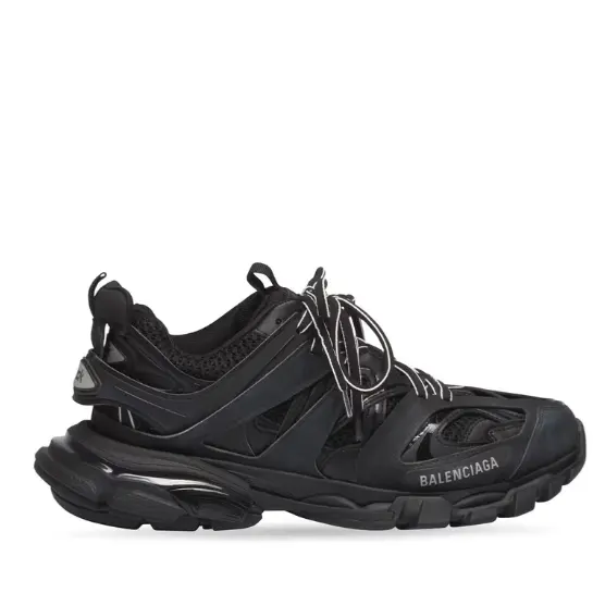 Balenciaga TRACK 黑色网眼运动鞋