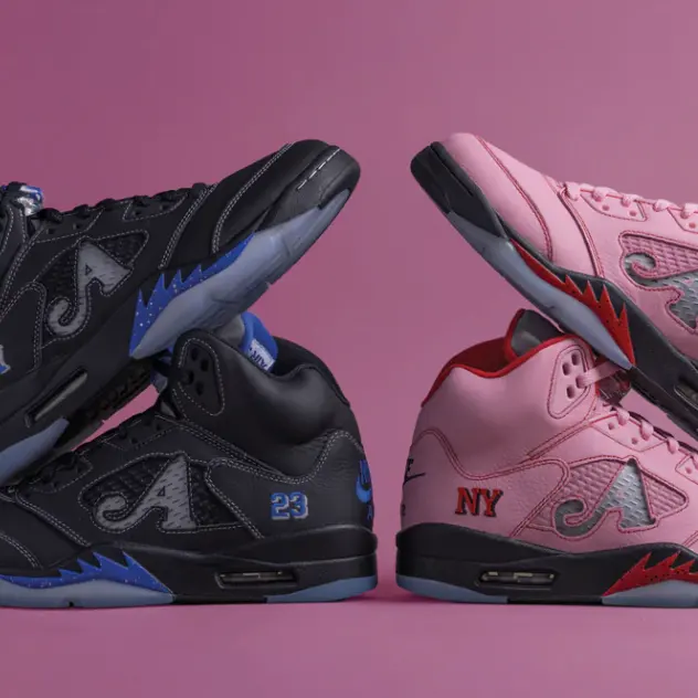 Stadium Goods US：Awake NY X Jordan 5 限量合作款上新热卖！赛车蓝低至$607