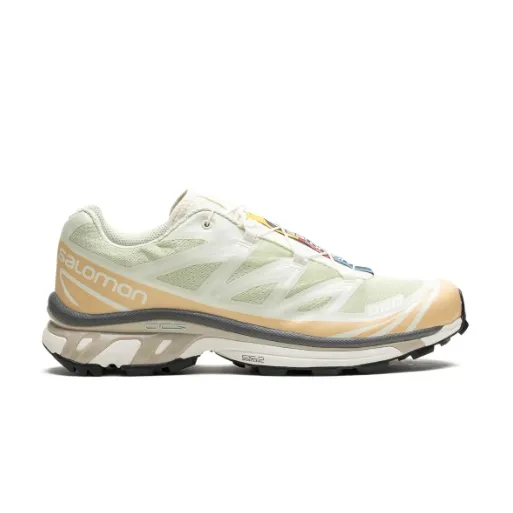 Salomon 萨洛蒙 XT-6 绿橙色运动鞋