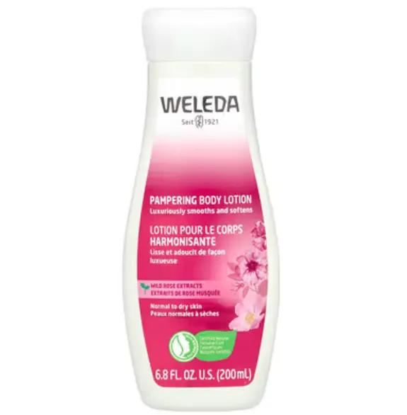 Weleda, 呵护身体乳，野玫瑰提取物，6.8 盎司（200 毫升）