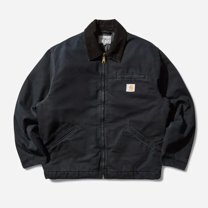 码全！CARHARTT WIP 卡哈特 OG Detroit 黑色夹克外套