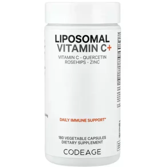 Codeage 脂质体维生素 C+180 粒素食胶囊
