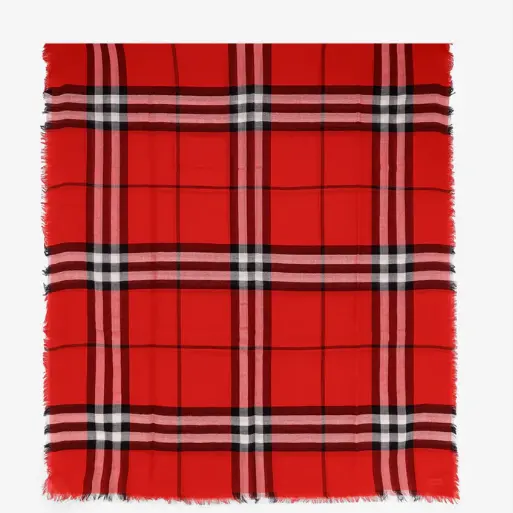 金靖类似款！Burberry 羊绒围巾