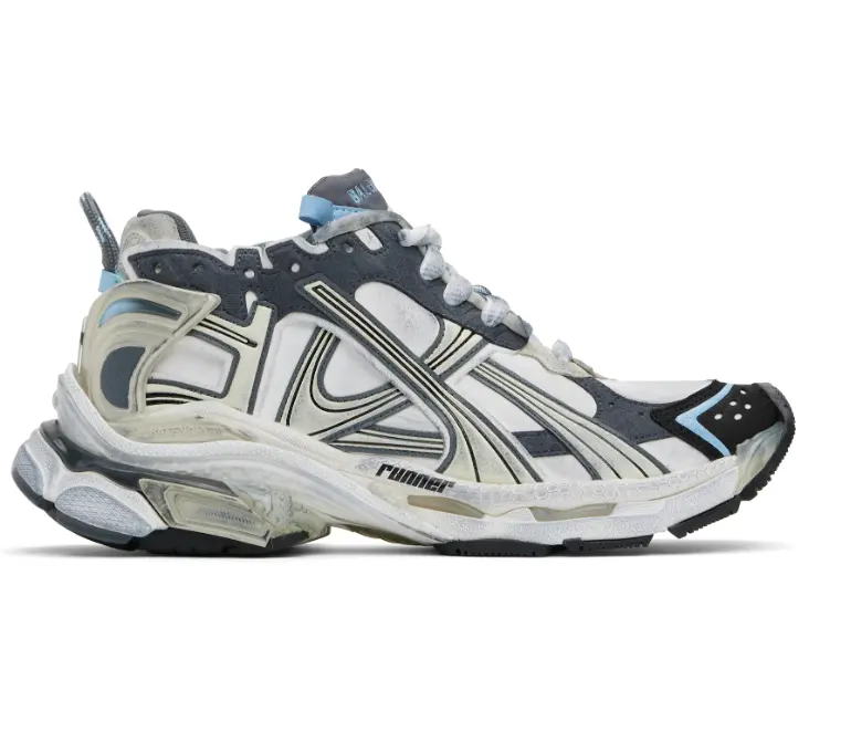 Balenciaga 白色 & 灰色 Runner 运动鞋