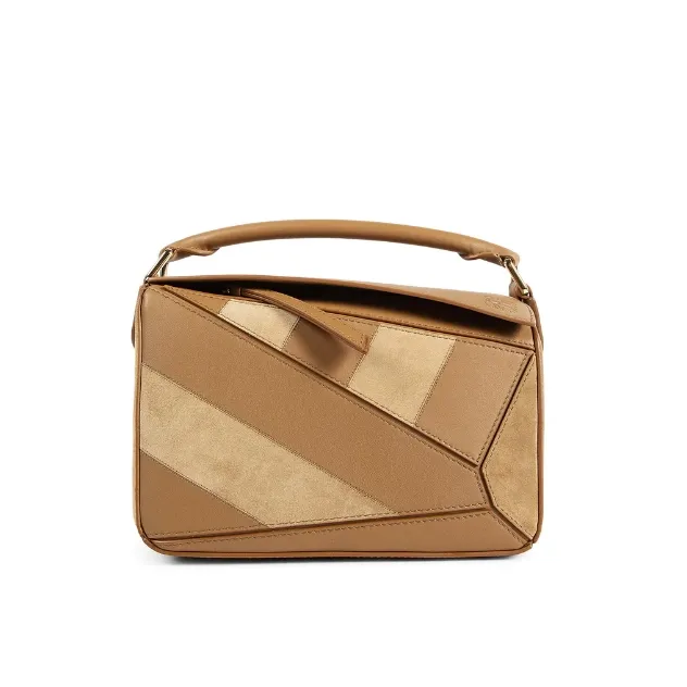 LOEWE 罗意威 Puzzle 小号绒面单肩包