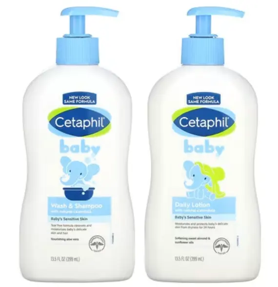 Cetaphil, 婴儿，健康皮肤必需营养素套装，2 件套