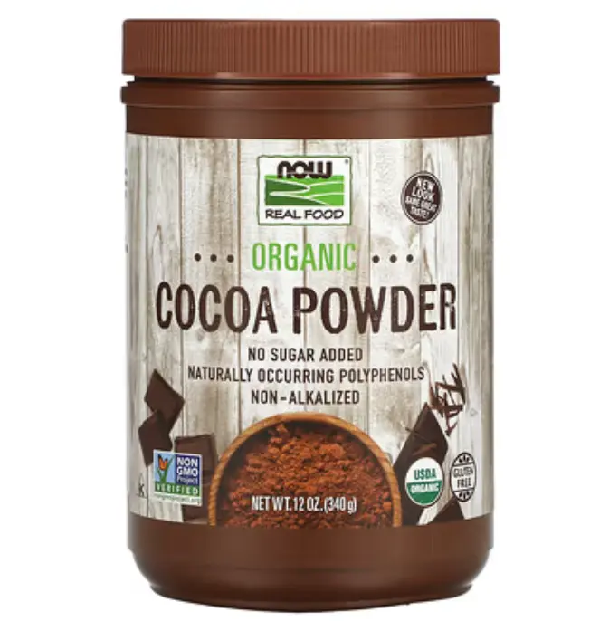 NOW Foods, Real Food Cocoa Lovers 有机可可粉，12 盎司