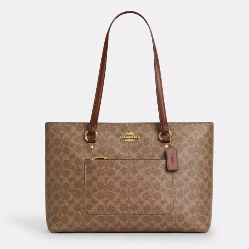 Coach 蔻驰 Station 老花托特包