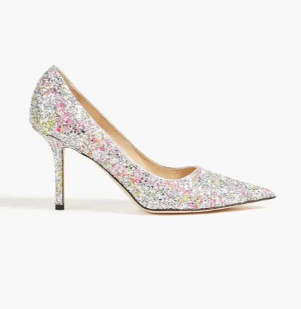 JIMMY CHOO Love 85 缀饰缎面高跟鞋