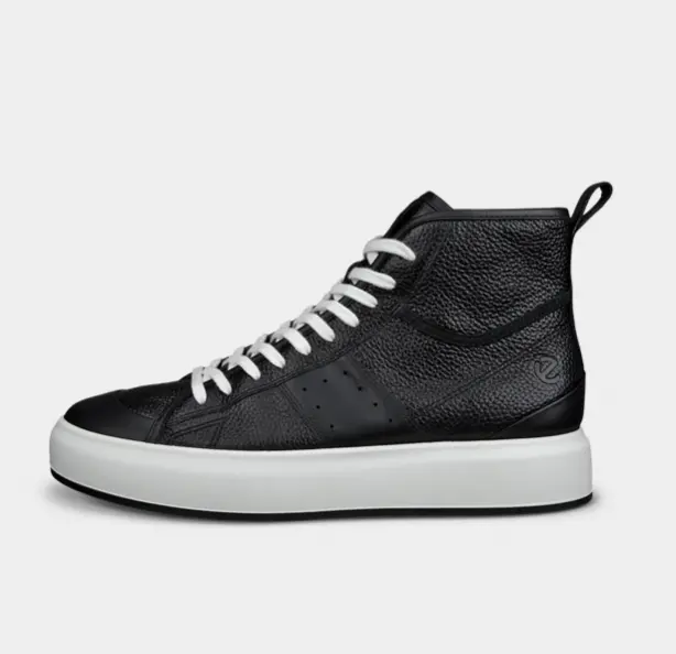 ECCO Street Ace 皮质高帮鞋