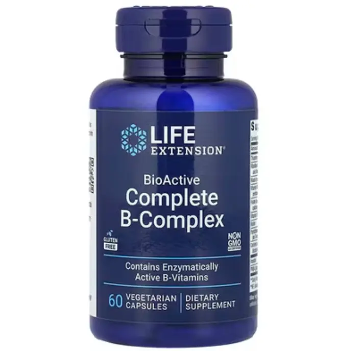 Life Extension 复合维生素 B60 粒素食胶囊