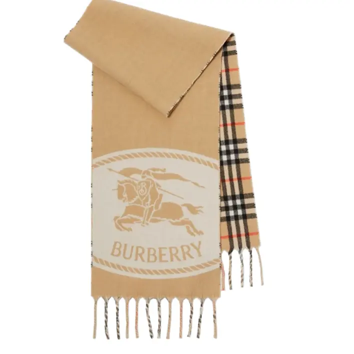 Burberry 双面骑士印花围巾
