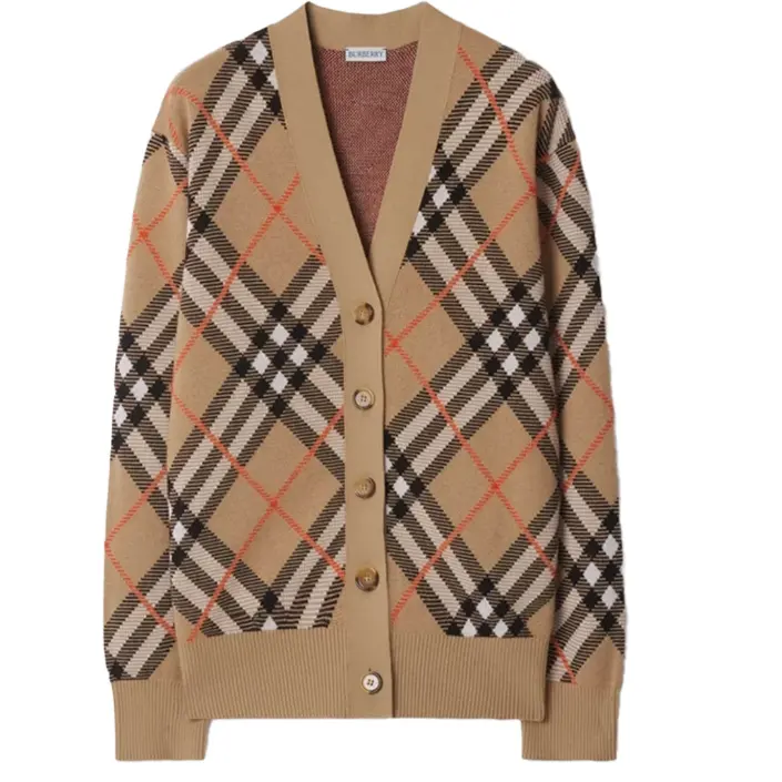 Burberry 女士格纹开衫