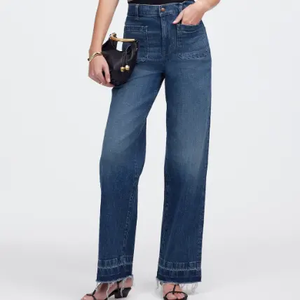 Madewell 阔腿牛仔裤