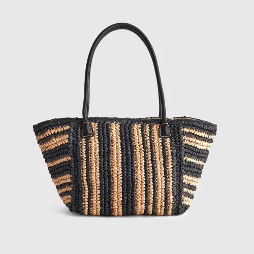 Madewell 迷你 草编托特包