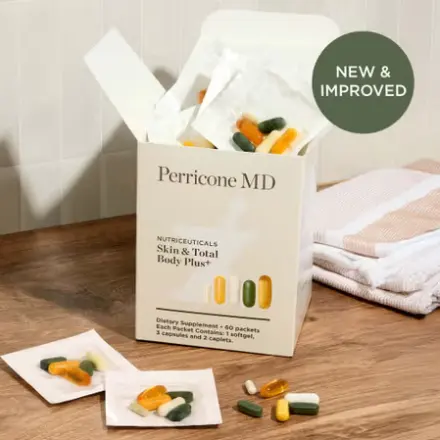 买赠手部护理2件套！ Perricone MD 皮肤与身体管理 plus+套装 内含60包
