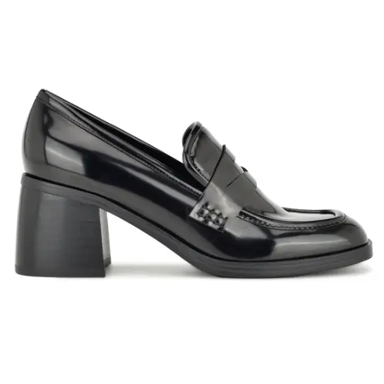 Nine West 玖熙 黑色乐福鞋