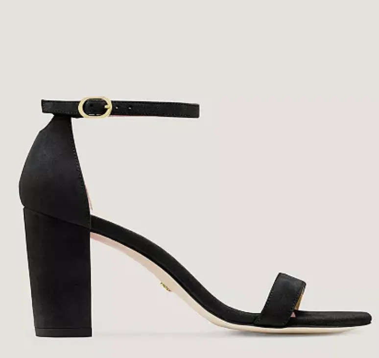 Stuart Weitzman 一字带粗跟鞋