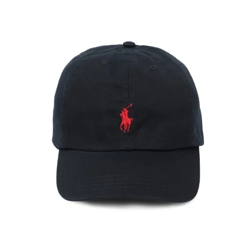 Polo Ralph Lauren 拉夫劳伦大童款黑色小马徽标棒球帽