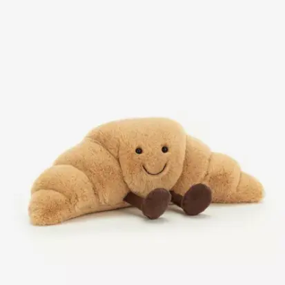 补货！Jellycat 牛角包玩偶