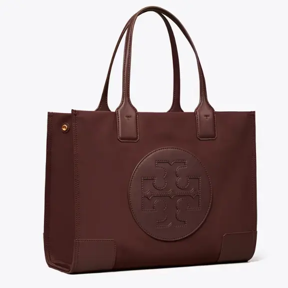 Tory Burch 汤丽柏琦 小号 Ella 托特包 暗红色