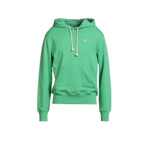 ACNE STUDIOS 绿色连帽卫衣