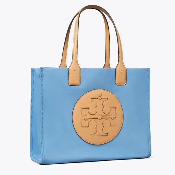 满$500享额外7折！Tory Burch 汤丽柏琦 Ella 蓝色托特包