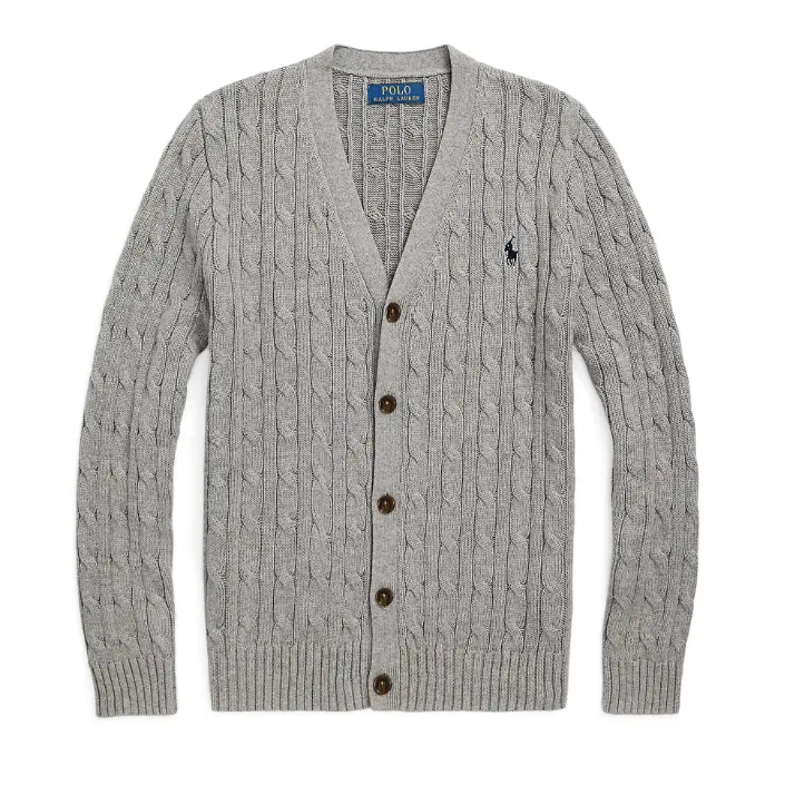 Ralph Lauren 拉夫劳伦大童款V领绞花毛衣开衫