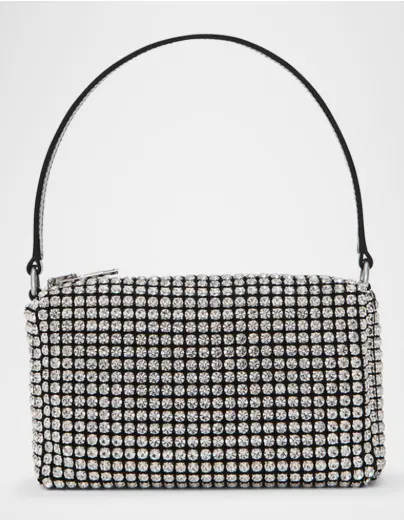 Alexander Wang 水钻链网中号袋装单肩包