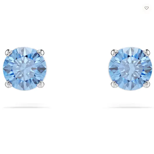 Swarovski 施华洛世奇 蓝钻耳环