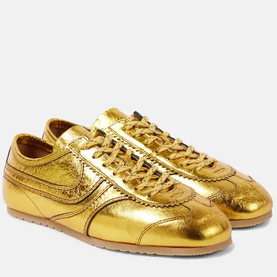 部分码有货！DRIES VAN NOTEN 金色德训鞋