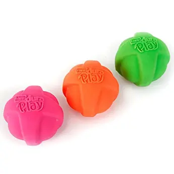 Hartz DuraPlay Ball Squeaky 乳胶狗狗玩具,小号,3 件装