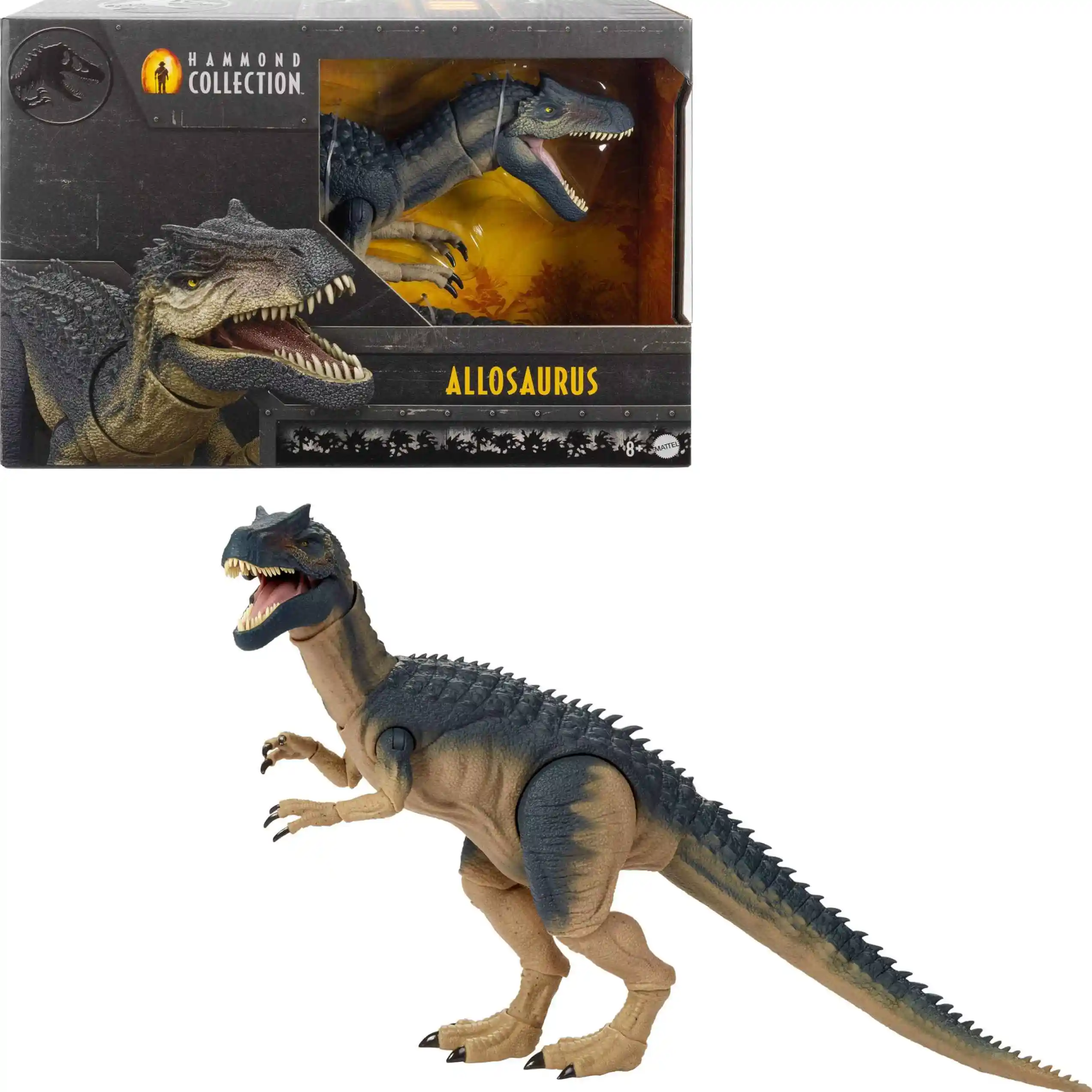 Mattel 侏罗纪世界哈蒙德 霸王鳄龙模型 玩具送礼物收藏
