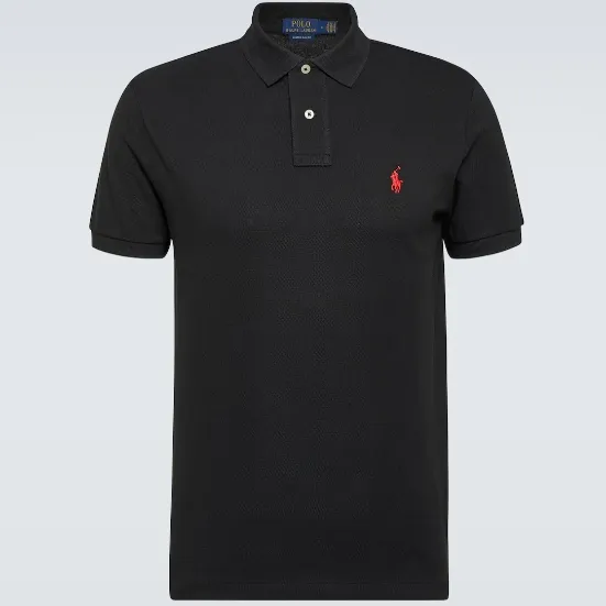 POLO RALPH LAUREN 拉夫劳伦小马徽标黑色Polo衫