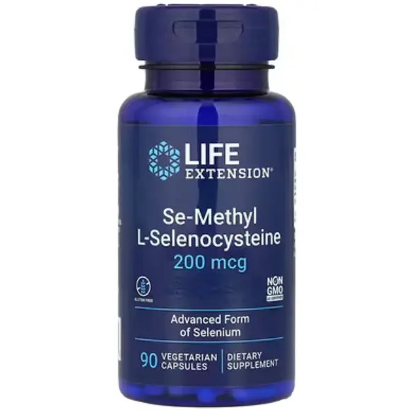 满额7.5折！Life Extension L-硒-甲基硒代半胱氨酸200 微克90 粒素食胶囊