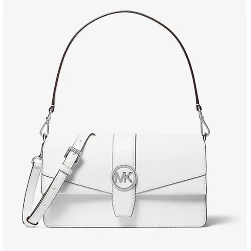Michael Kors Greenwich 中号单肩包 白色