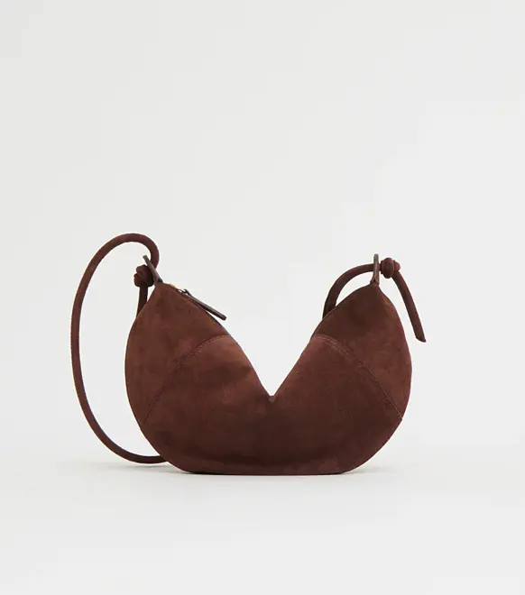 Mansur Gavriel Mini FORTUNA 麂皮可颂包