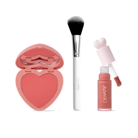 ColourPop 卡拉泡泡液体腮红+粉状腮红+化妆刷