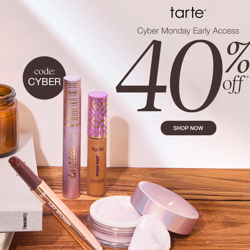 Tarte Cosmetics：网一提前购！几乎全场6折