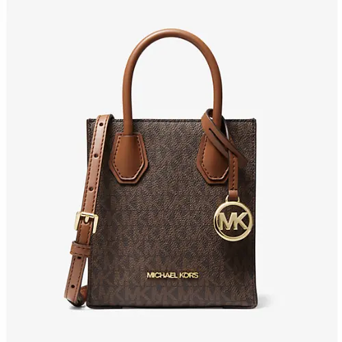 Michael Kors 棕色老花琴谱包