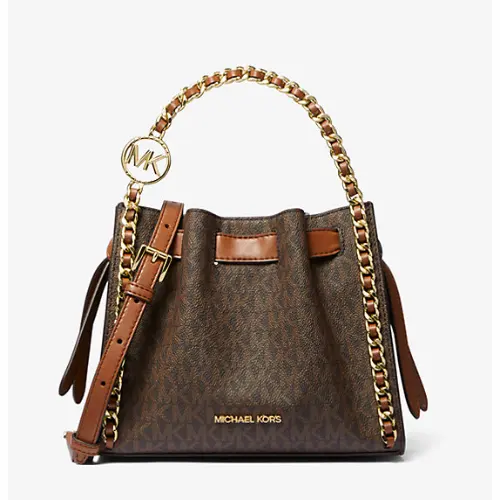 Michael Kors Mina 小号老花斜挎包