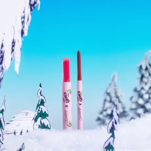 ColourPop X The Grinch 联名款唇膏+唇线笔套装