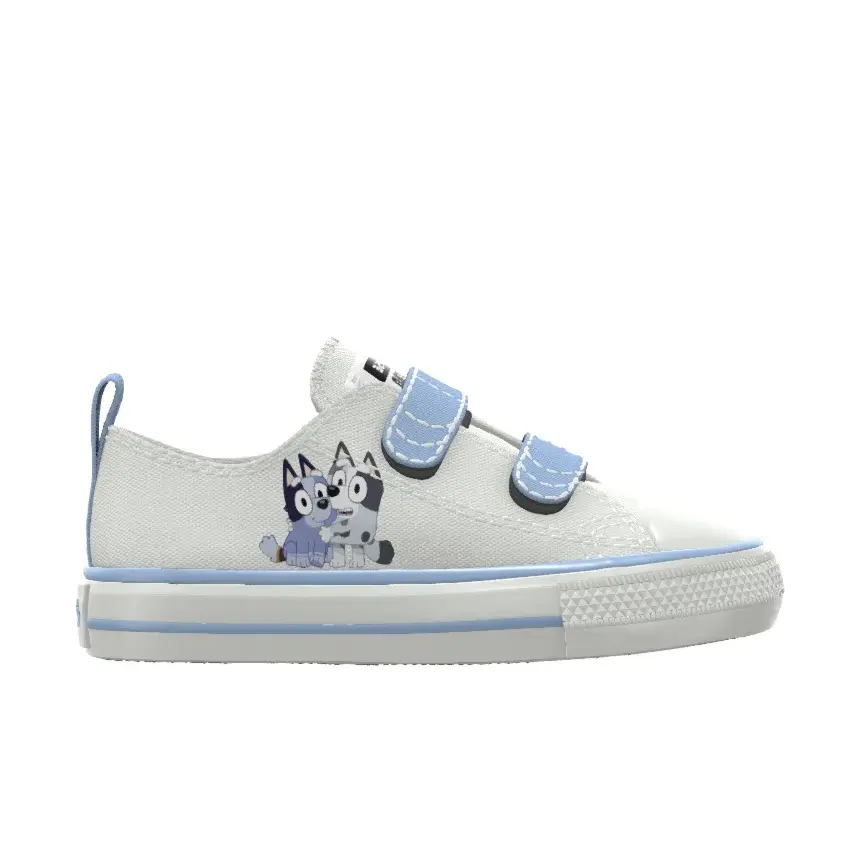 Converse 匡威 x Bluey 儿童款魔术贴帆布鞋