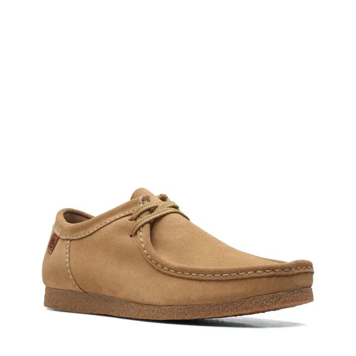 Clarks 其乐 shacre ii run 米色绒面革单鞋