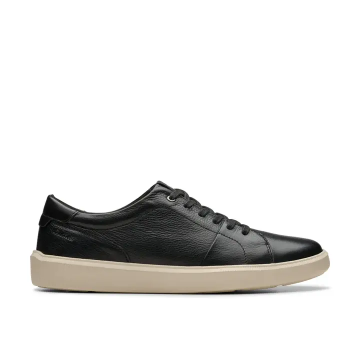 Clarks 其乐黑色皮革运动鞋