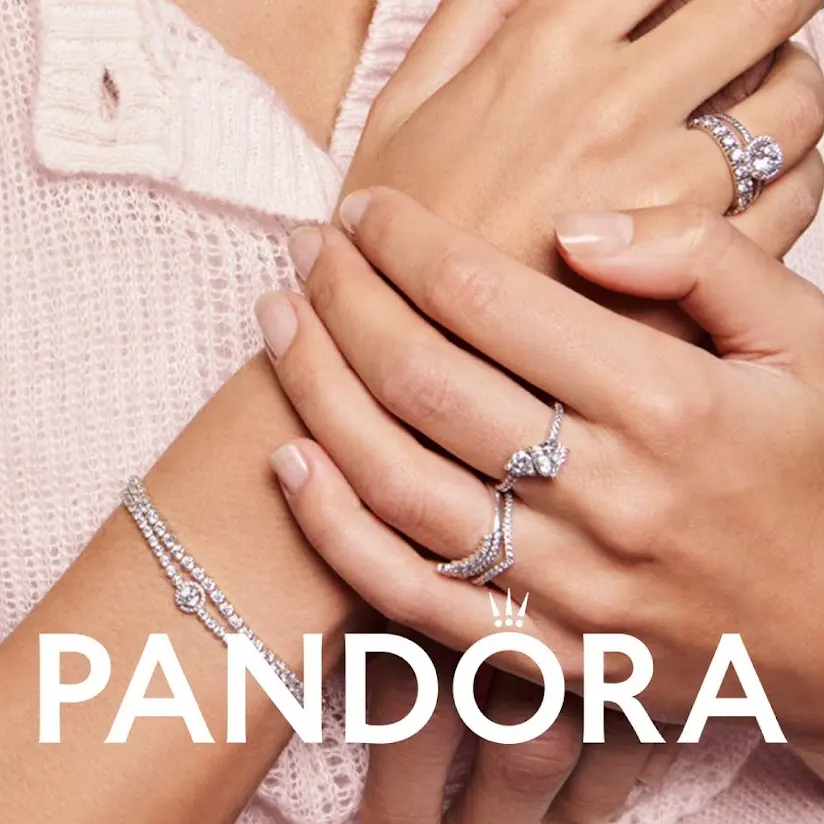 Pandora Jewellery UK：潘多拉饰品热卖！手链及项链 选购3款串饰享8折优惠
