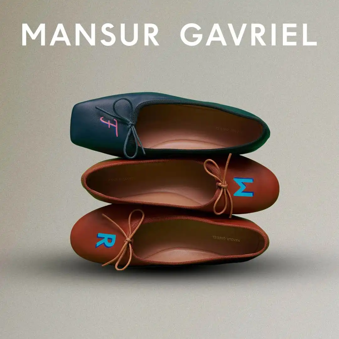 Mansur Gavriel：限时购买赠送免费手绘字母定制
