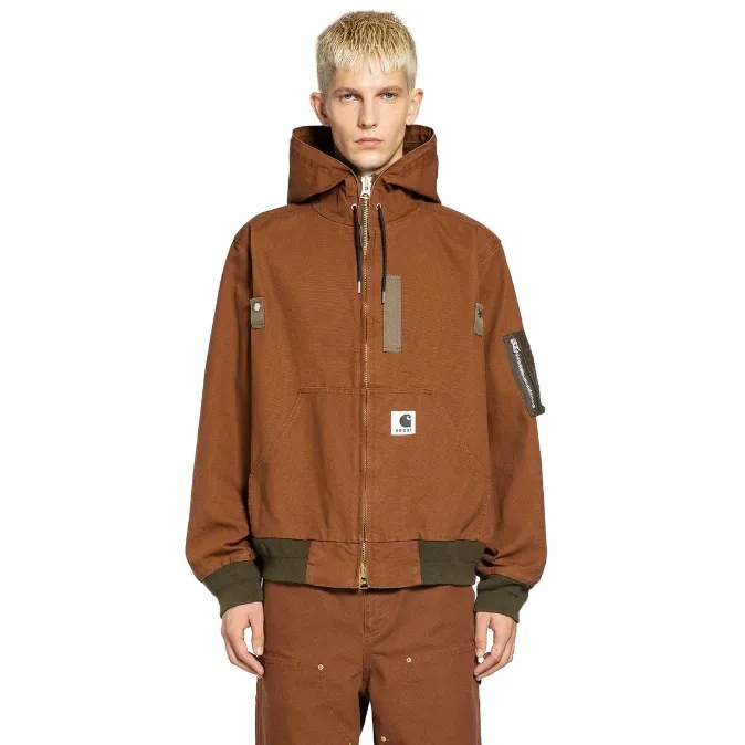 SACAI x Carhartt WIP 卡哈特联名款水洗连帽外套