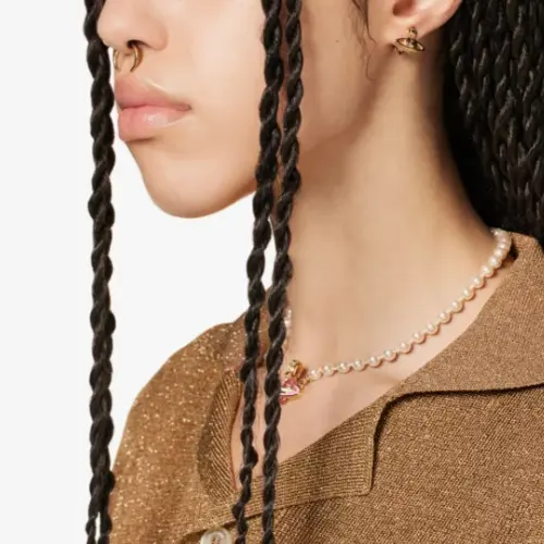 Vivienne Westwood 西太后 金色土星耳圈