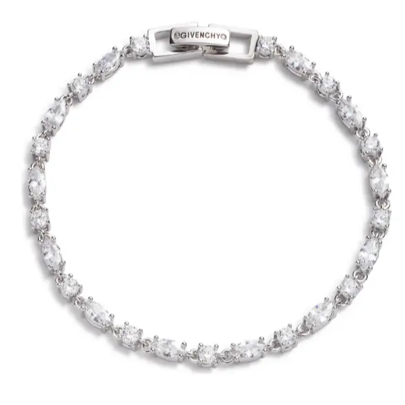 Givenchy 纪梵希 银色水晶网球手链